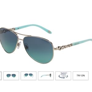 Tiffany & Co. Infinity Aviator Sunglasses